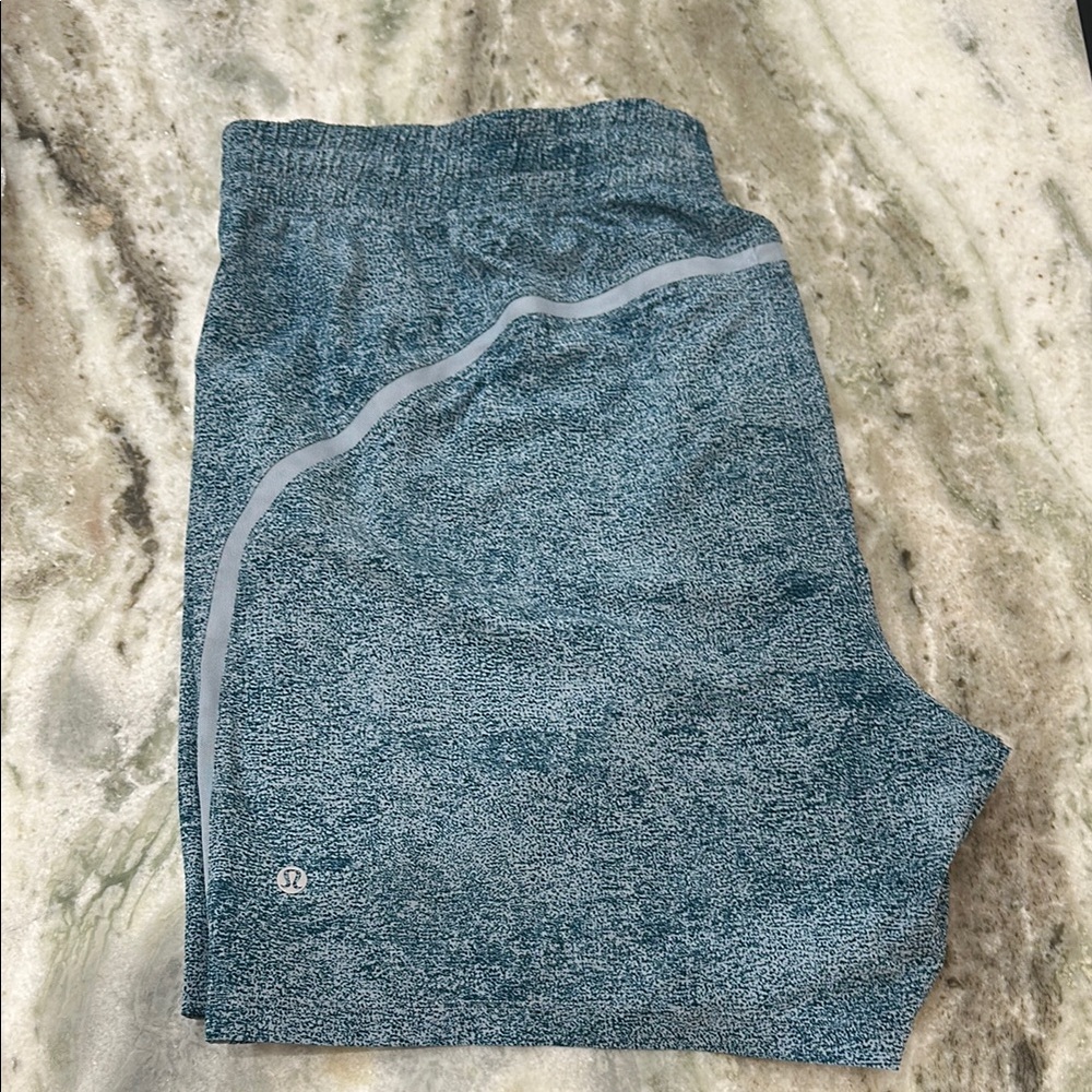 Lululemon Athletica Blue Athletic Shorts for Dynamic Performance